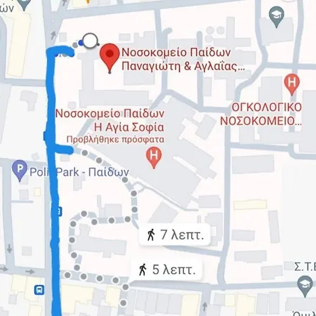 Apartment Maria's δίπλα στο νοσοκομείο παίδων και στο λαϊκό